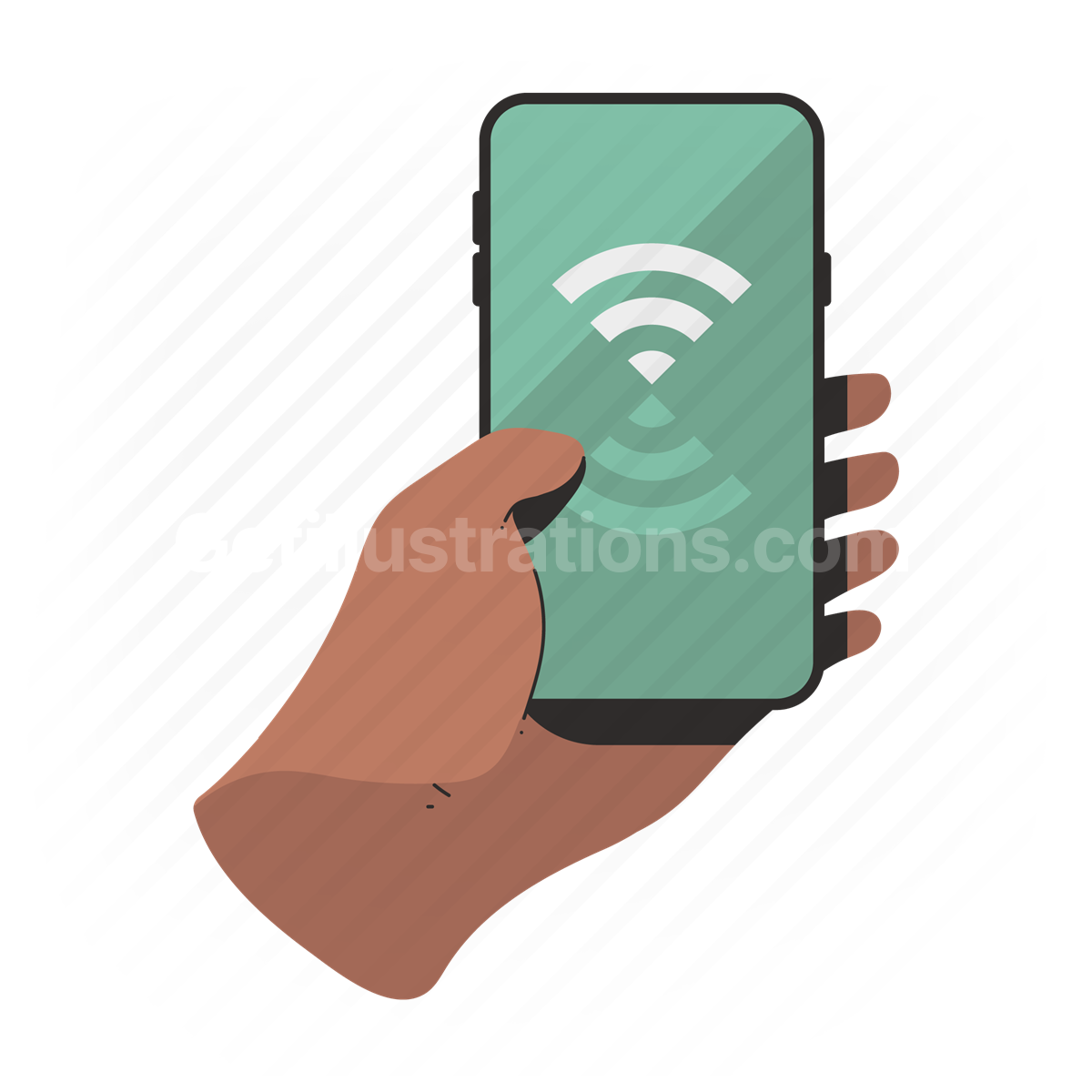 connection, signal, smartphone, electronic, device
